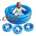 DZT1968 Inflatable Kiddie Pool, Ball Pool, Family Kids Water Play Fun In Summer   